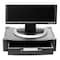 Mind Reader Monitor Stand Riser with Drawer, 17in x 13in x 3.75in, Black, Supports 22 lbs DRPLMONST-BLK - alternate 15
