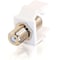 C2G Snap-In F-Type F/F Keystone Insert Module - White - F Connector 03824 - alternate 1
