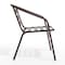 Flash Furniture Lila Bronze Metal Restaurant Stack Chair with Metal Slats TLH-017C-BZ-GG - alternate 11