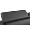 Homeroots 70" Dark Gray And Silver Metallic Leather Loveseat 546377 - alternate 16
