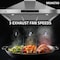 Anzzi 30" 450 CFM 3-Speed Stainless Steel Wall Mount Convertible Pyramid Residential Range Hood RH-AZ0576ESS - alternate 9