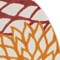 Homeroots 5' Red Yellow Green Orange And Ivory Round Floral Indoor Outdoor Area Rug 546662 - alternate 5