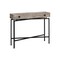Homeroots 43" Taupe And Black Cross Leg Console Table 333211 - alternate 1