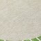 Homeroots 8' Green And Gray Round Striped Washable Indoor Outdoor Area Rug 597159 - alternate 5