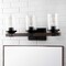 Jonathan Y Bungalow 22.75" 3-Light Iron/Seeded Glass Rustic Farmhouse LED Vanity Light, Oil Rubbed Bronze JYL7509A - alternate 14
