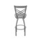 Holland Bar Stool Co 820 Catalina Stainless Steel 36in Swivel Bar Stool with Canter Folkstone Grey Seat 82036SS007 - alternate 6