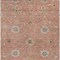 Homeroots 8' X 10' Pink Gray And Beige Floral Washable Indoor Outdoor Area Rug 604788 - alternate 5