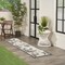 Homeroots 8' Beige And Gray Floral Indoor Outdoor Runner Rug 545006 - alternate 6