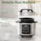 Simple Deluxe 9 in 1 Electric Pressure Cooker, Warmer and Sterilizer, Saute, Slow Cooker, Rice Cooker, Multi-Func 3A88HKCOOKPRESS6 - alternate 9