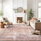 World Rug Gallery Transitional Distressed Machine Washable Non Slip Area Rug 9 ft x 12 ft Multi 6030MULTI9X12 - alternate 7
