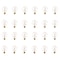 Bulbrite 25W Dimmable Clear G25 Incandescent Light Bulbs, Medium E26 Base, 2700K, 24PK 861268 - alternate 1