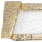 Homeroots 13in Clear And Gold Glass Snack Or Vanity Tray 376058 - alternate 5