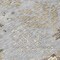 Homeroots 8' Gray Beige And Ivory Round Floral Washable Indoor Outdoor Area Rug 605475 - alternate 8