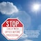 Signmission Stop Check with Office Before Proce, 6 Inch X 6 Inch, Plastic Sign OC-P-6-249 - alternate 5