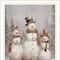 Homeroots Snowman Trio White Framed Wall Art 572083 - alternate 3