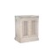 Homeroots 34in White Solid Wood Carved Floral Bar Cabinet With Two Doors And One Drawer 727849 - alternate 5