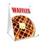 Signmission Waffles, 36 Inch x 24 Inch A-frame Yard Sign, Plastic Sign SBC-2436-Waffles - alternate 1