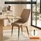 Leisuremod Allure Tufted PU Leather Side Dining Chair, Gold Accent Base AC52TP - alternate 9