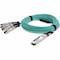 Add-On Addon Cisco Compatible Taa Compliant 40Gbase-Aoc Qsfp+ To 4Xsfp+ QSFP-4X10G-AOC20M-AO - alternate 1