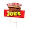 Signmission Sloppy Joes Die Cut Yard Sign & Stake outdoor plastic coroplast window, C-DC-1824-DS-Sloppy Joes19 C-DC-1824-DS-Sloppy Joes19 - alternate 1