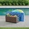 Sunjoy Aluminum Pool Float Storage Basket, Outdoor Toy Rack and Multi Use Storage Organizer Bin A803002001 - alternate 5