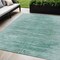 Homeroots 5' X 8' Aqua And Teal Blue Abstract Washable Indoor Outdoor Area Rug 587627 - alternate 1