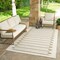 Homeroots 8' X 10' Beige And Brown Geometric Distressed Indoor Outdoor Area Rug 558763 - alternate 9