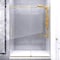Anzzi Madam Series 76 in. x 50-54 in. Frameless Sliding Shower Door in Brushed Gold, 3/8 in Clear Glass SD-AZ13-03BG - alternate 1