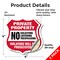 Signmission Private Property Shield Sign No Soliciti, 4 inch X 4 inch, Vinyl Decal, 2PK SHI-D-2PACK-4-452 - alternate 5