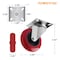 Powertec 3'' Swivel Caster Wheels with 640 lbs Loads, Heavy Duty Plate Casters, PU Castor Wheels, 4PK 17206N - alternate 8