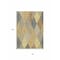 Homeroots 8' X 10' Brown Gold And Taupe Argyle Washable Indoor Outdoor Area Rug 613708 - alternate 7