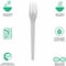 Eco-Products Plantware Renewable & Compostable Fork - 6", PK1000 EP-S012 - alternate 9