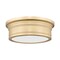 Z-Lite Bentley Modern Gold 1 Light Flush Mount 7702F12-MGLD-LED - alternate 5