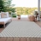 Homeroots 10' X 14' Ivory And Black Floral Washable Indoor Outdoor Area Rug 610659 - alternate 7