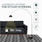 Leisuremod Arco Arched Floor Lamp 75.6in Height with Black Round Marble Base and Metal Dome Lamp Shade, Black ALBL-BL-13BL - alternate 8