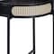 Homeroots 24" Black Melamine Veneer And Manufactured Wood Round End Table 486417 - alternate 5