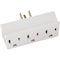 Leviton White 15A 3-Outlet Tap 008-00697-00W - alternate 1