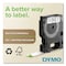Dymo D1 High-Performance Polyester Removable Label Tape, 0.5in x 23 ft, Black on Blue 45016/S0720560 - alternate 4
