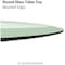 Fab Glass And Mirror 21in in Polish Round Glass Table Top 3/8in Thick Tempered Beveled Edge, Clear, Wall Mirror 21RT10THBETE - alternate 7