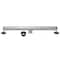 Kingston Brass 28-Inch Stainless Steel Linear Shower Drain with Reversible Tile Insert and Flat Grate BSF2828 - alternate 1