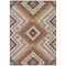 Homeroots 10' X 14' Copper Brown And Beige Tribal Washable Indoor Outdoor Area Rug 598111 - alternate 6
