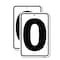 Signmission Sign with Letter O, 18'' X 24'' 2 Signs, Heavy Gauge Aluminum, 2PK A-1824-2PACK-22936 - alternate 1