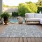 Homeroots 3' X 5' Gray And Ivory Geometric Washable Indoor Outdoor Area Rug 613007 - alternate 9