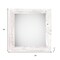 Homeroots 12" x 12" White Solid Wood Tabletop Picture Frame 380290 - alternate 4