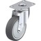 Blickle Swivel Plate Caster, PU, 4", 240 lb., Caster Wheel/Tread Material: Nylon/Thermoplastic Polyurethane LKPA-PATH 101KF-12 - alternate 1