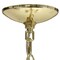 Homeroots Gold Chandelier Iron Ceiling Light With Clear Shades 651650 - alternate 4