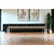 Homeroots 95" Walnut And Chrome Rectangular Manufactured Wood And Stainless Steel Dining Table 487374 - alternate 5