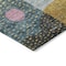 Homeroots 8' X 10' Green Purple And Blue Geometric Washable Indoor Outdoor Area Rug 604411 - alternate 8