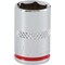 Channellock 1/4'' Drive 7/16'' 6-Point Shallow Standard Socket 366803 - alternate 1