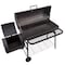 Char-Broil Deluxe Offset Charcoal Smoker Grill, 3 -Grate, 925 sq-in Primary Cooking Surface, Black, Steel Body 21201571 - alternate 2